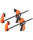 Mr. Pen- Bar Clamps for Woodworking, 6', 2 Pack, Orange, Quick Grip Clamps for Woodworking
