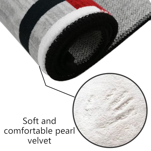 Alfombra para pasillo de cocina lavable duradera de 80 x 250 cm 6