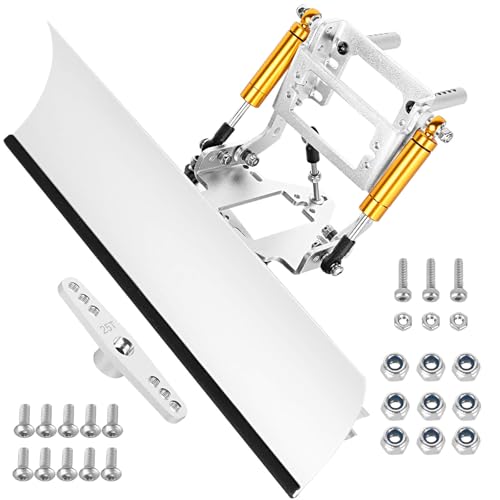 RCYouHott RC Aluminum Upgrades Part Plastic 1/10 RC Car Blade Snow Plow,Metal Snow Plow for 1/10 RC...