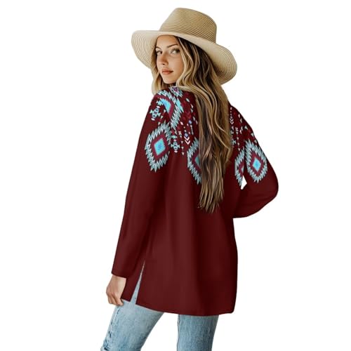 Image of Womens Open Front Cardigan Casual Long Cardigans Long Sleeve Lightweight Jacket Tops Fall Outfit with Pockets