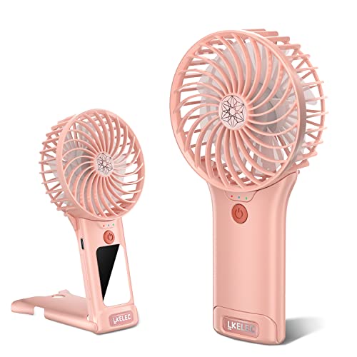 LKELEC Handheld Fan, Mini Portable Fan with 4...