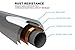 BRIOFOX Tension Curtain Rod 27-43 Inches, Rust-Resistance Shower Curtain Rod for Windows or Doorways, Matte Nickel
