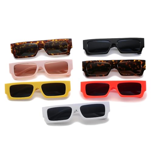 Lunettes de soleil rectangulaires de qualité supérieure style rétro