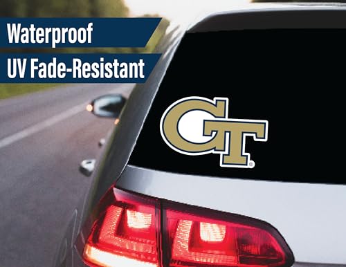 Image of Georgia Tech Stickers Decals Yellow Jacket Car Laptop Water Bottle 14 Pc