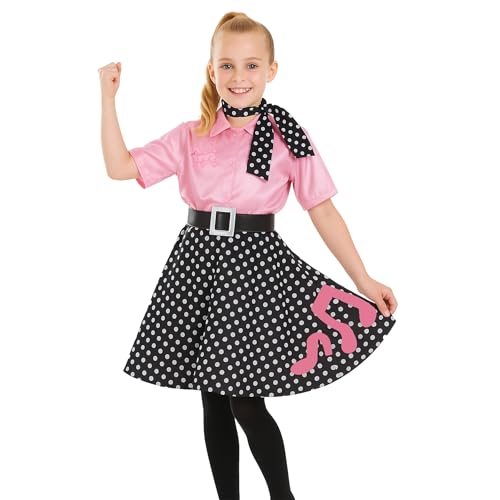 Rock n Roll Dress costume : Kids size Extra Large 10 - 12 yrs