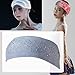 YueShengYCHUANG Figure Skating Headband, Sweat-Absorbing Headband for Gym and Football, Cloudy Blue