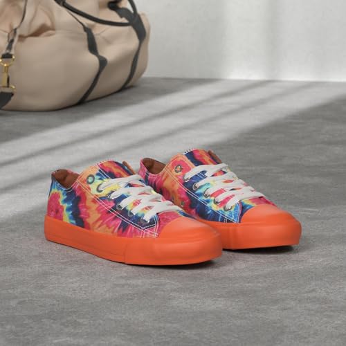 Image of Obtaom Unisex Canvas Shoes Low Top Fashion Sneakers Slip on Walking Shoe