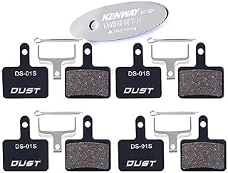 CYCEARTH 4 Pairs Bike Disc Brake Pads (Semi-Metallic/Sintered Metal) for TRP Tektro Shimano Deore Br-M575 M525 M515 T615 T675 M505 M495 M486 M485 M475 M465 M447 M446 M445 M416 M415 M395 M375 M315