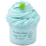 Sky Blue Butter Slime, Stress Relief Scented Slime Toy for Girls Boys, Non-Sticky, Party Favors, Prize, School Education, Birthday Gifts(7oz 200ML)