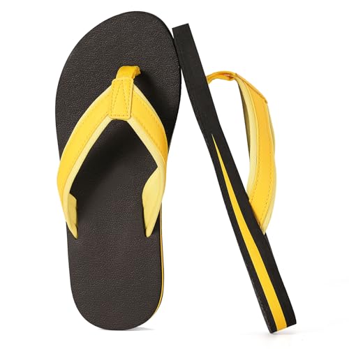 SkiBeaut Boy Flips Flops for Kids Child Slip-on Thong Sandals Kid Boys Slides Water Shoes for Beach Swim Pool