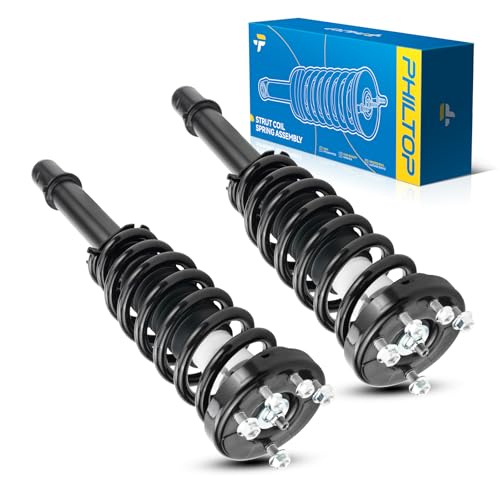 Image of PHILTOP Front Complete Struts Shock Absorber for Acura TSX 2004 2005 2006 2007 2008, Quick Suspension 172322L 172322R, Struts with Coil Spring Assemblies SAA917 2 PCS