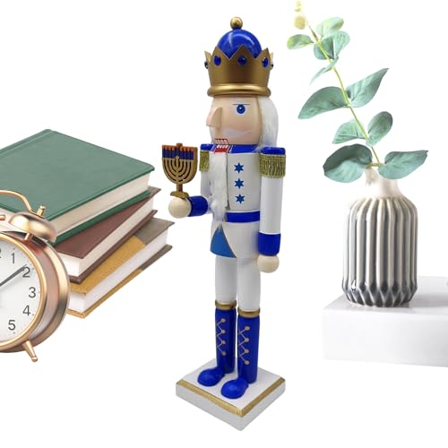 Tktouci Nussknacker Figuren - Nussknacker Chanukka Deko | Weiß Und...