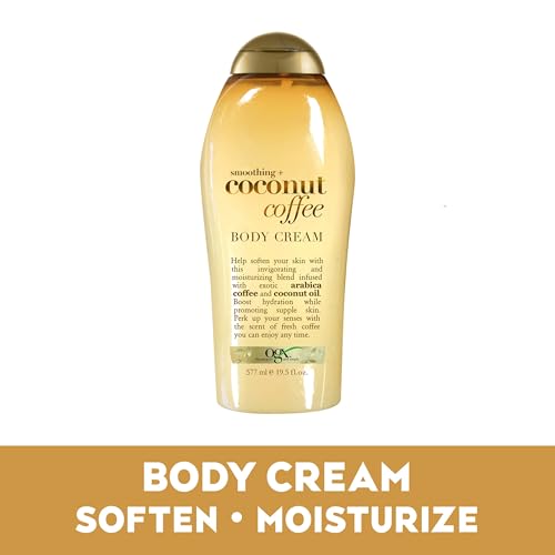 Ogx 92452 Smoothing + Coconut Coffee Body Cream 19.5 Oz thumb #2