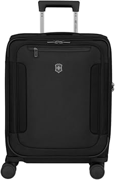 Victorinox Werks Traveler 7.0, Global Carry-On, 8-Wheel Softside Expandable Cabin Case, Black