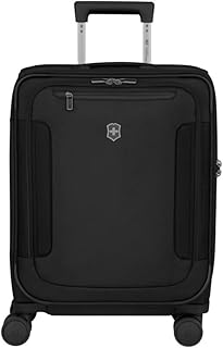 Victorinox Werks Traveler 7.0, Global Carry-On, 8-Wheel Softside Expandable Cabin Case, Black