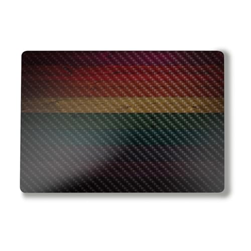 Carbon Fiber Laptop Skin Compatible with Surface Laptop 7 15" (2024) - Wood Style - Premium 3M Vinyl Protective Wrap Decal Cover - Easy to Apply | Crafted in The USA by MightySkins