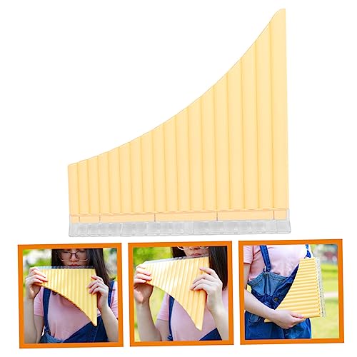 4Pcs 16 Irin 16-Pipe Pan Flute For Beginners To Play The Pan Flute In C Key Panpipes Instrument C Key Pan Pipe Beginners Instruments 16 Pipes Pan Pipe Mouthpiece Instrument #TOP2
