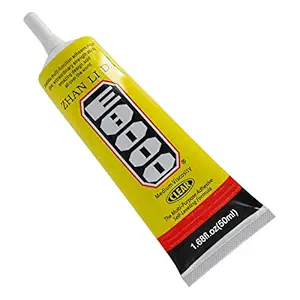 MMOBIEL E-8000 Glue 50 ml - Strong Glue for All Purpose Repair Glue for Mobiles, Jewellery, Shoes and more - Transparent Adhesive - E8000 Glue