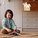 WONDEE Personalisierte Geschenke Baby, Nachtlicht Baby Einhorn, Geschenke zur Geburt, Taufgeschenke für Mädchen und Jungen Personalisierte - Nachttischlampe kinder, baby geschenk personalisiert
