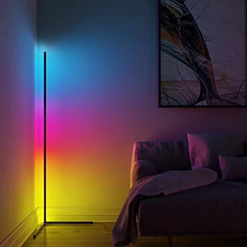 image for Minimalist Floor Lamp, WAMBORY RGB Floor Lamp, Smart LED Floor Lamp wi