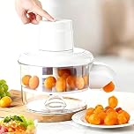 Electric Grape Peeling Machine,3 in 1 Automatic Fruit Peeler Tool,Rechargeable Garlic Peeler Machine,USB Multi-Function Portable Small Electric Potato Peeler Fully for Home Kitchen (White)