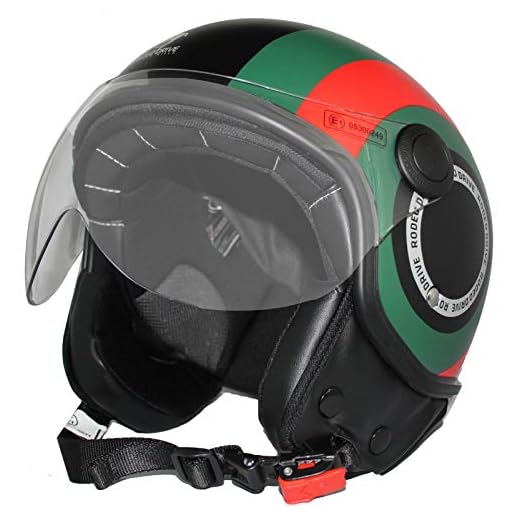Rodeo Drive RD105NLUX casco scooter demi jet