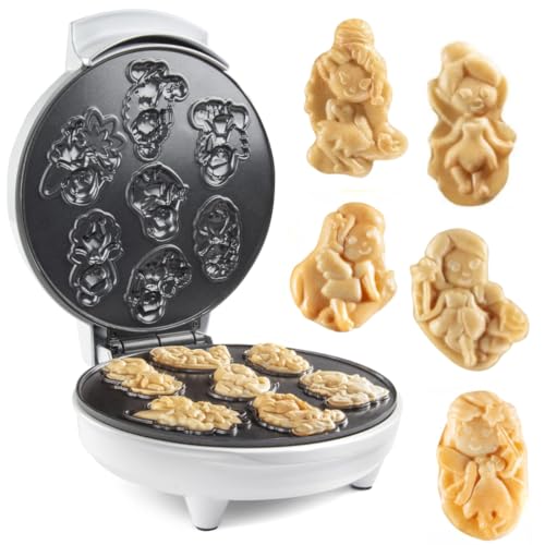 Fairy Friends Mini Waffle Maker- Creates 7 Different Fairy Shaped