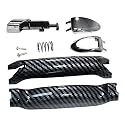 VHEUHZ 1 Satz Handbrems-Stoppgriff-Hebelsatz Kohlefaser Handbremse Handbremsgriff Handbremshebel Reparatursatz 1774992 kompatibel mit FORD GALAXY S-MAX 2006-2015