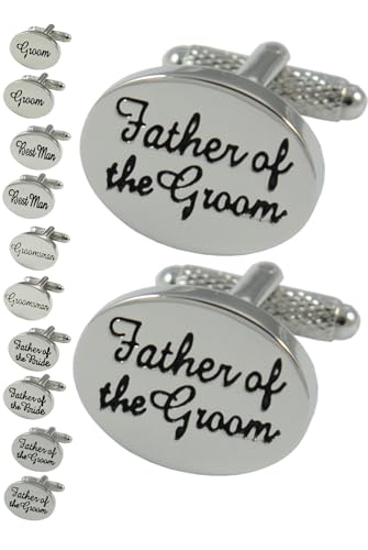 Image of COLLAR AND CUFFS LONDON - Wedding Cufflinks Father of the Groom - WITH BOX