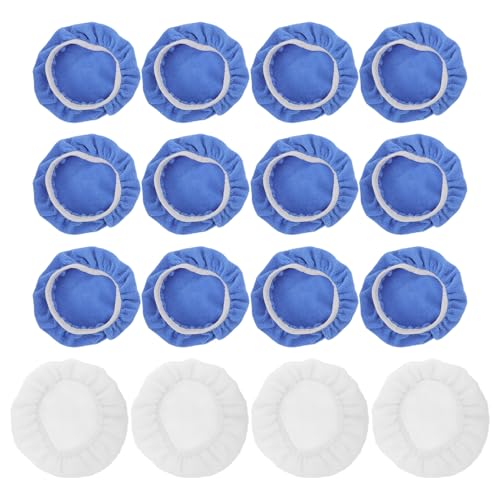 Kit de encerado para auto PRETYZOOM con 16 piezas de microfibra y fundas aplicadoras de capós