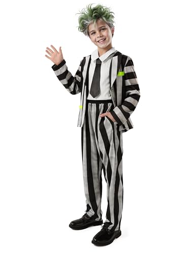 Disfraz Halloween Boys Rayas Blancas y Negras miniatura 4