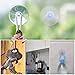 15 Pcs 1.2 Inch Suction Cups, 30mm Glass Suction Pads, Clear PVC Plastic Sucker Pads Without Hook, Super Strong Suction Power Holder for Glass Windows, Wall Door, Kitchen, Bathroom and Home Decoration