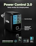 SBS Pulse Power 70 W USB-C, GaN Technology, Power Delivery (PD 3.0 PPS), inteligentny wyświetlacz AI, sterowanie dotykowe, AFC, szybkie ładowanie, do Laptopa, Tabletu, iPhone’a i Androida