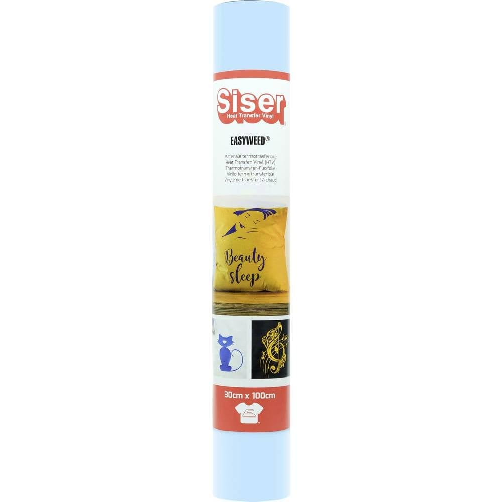Siser® EasyWeed® Light Blue 30cm x 1m Heat Transfer Vinyl Personalised — image 1