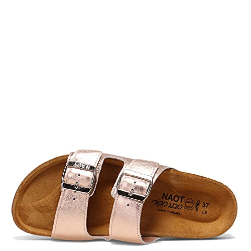 Image of NAOT Footwear Santa Barbara Women's Slide with Cork Footbed and Arch Comfort and Support - Slip On- Lightweight and Perfect for Travel