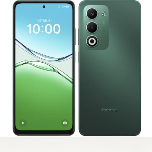OPPO A5 5G OPG06 4GB/128GB SIMフリースマートフォン（AU/UQ版）、SIMロック解除済み、ドコモ、au、ソフトバンク、アハモ、UQ、楽天などに対応（APN設定が必要）+ ブックポケットオリジナル液晶クリーニングクロス [セット] (緑, 4GB + 128GB)