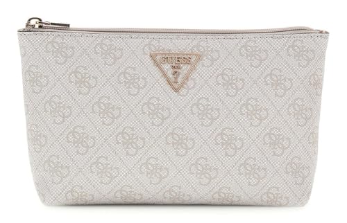 Sac d'accessoires GUESS Laurel II de luxe au design texturé Bone écru