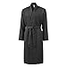 Produktbild Taubert Spa Thalasso Bademantel Kimono 120 cm Baumwolle Pique Anthrazit Gr. M