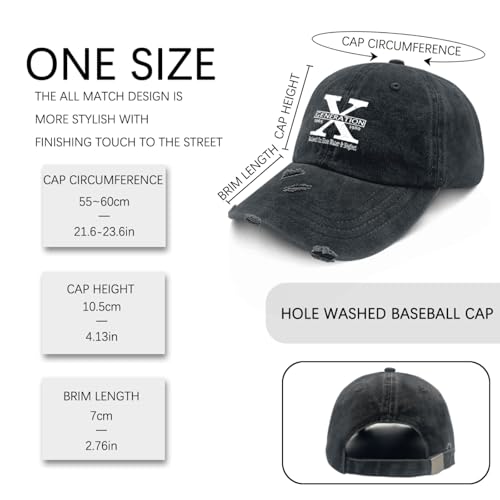 Gorra Generation X Gen X 1965 1980 Para Hombres miniatura 3