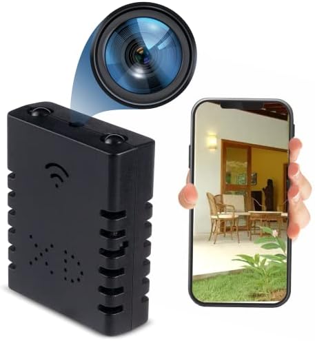 SAARAV Indoor Security Camera-1080P HD Home Camcorder Night Vision Micro Cam-Smart WiFi Portable Home Office Warehouse Store Shop Indoor Room Cameras