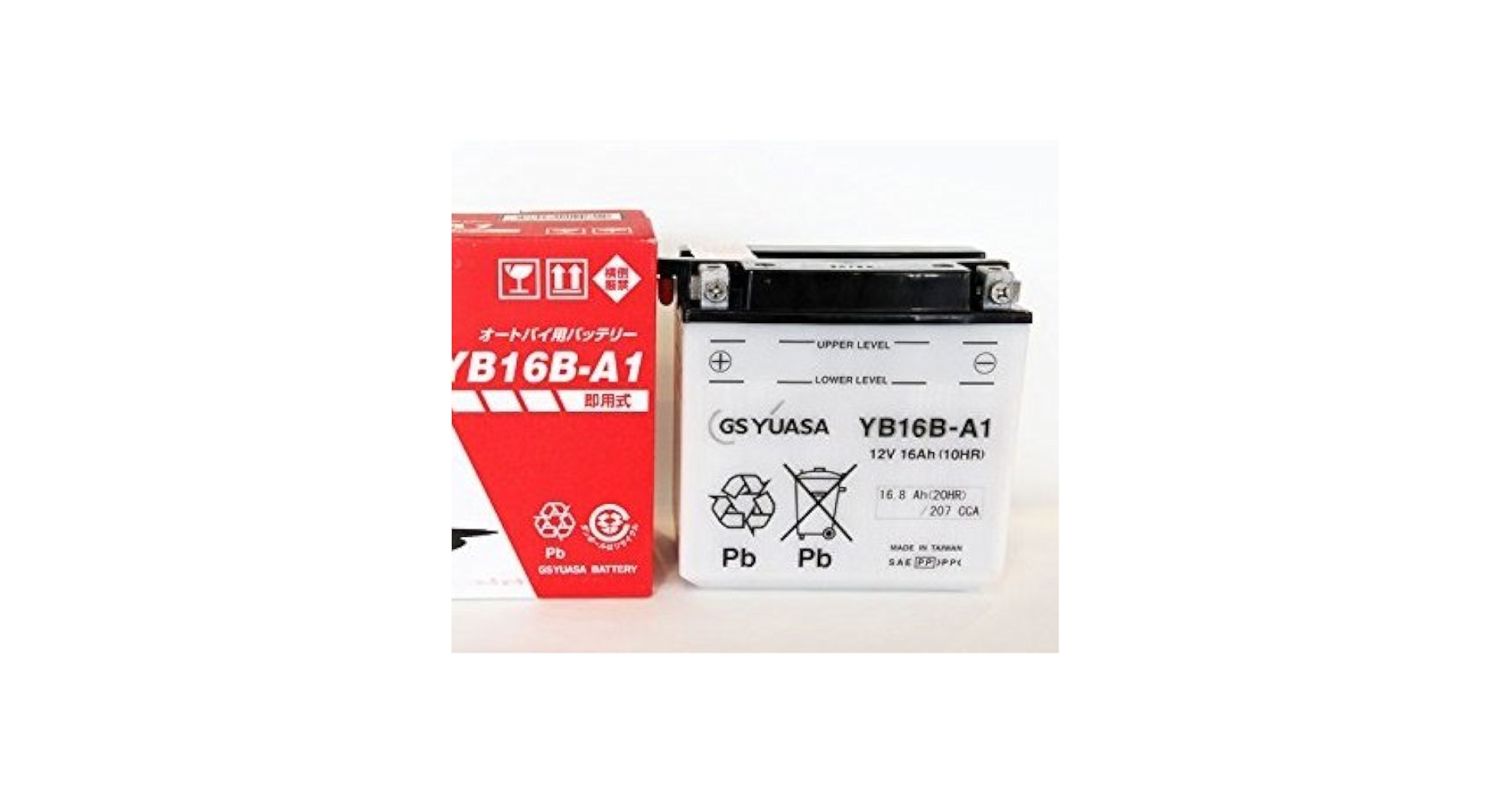 【液入り/充電済み】GS YUASA YB16B-A1 バッテリー 12V Amazon | YB16B-A1 GSユアサバッテリー | バイクバッテリー | 車