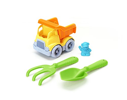 Green Toys Sand & Water Play Dumper & Sand Toys - Pretend Play, Motor Skills, Kids Outdoor Toy Vehicle. No BPA, phthalates, PVC. Dishwasher Safe, Recycled Plastic, Made in USA.