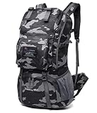 【Gran capacidad】El tamaño de la mochila es de 35 x 25 x 55 cm(40L), que es suficiente para satisfacer todas sus necesidades. El gran bolsillo principal y los múltiples bolsillos le permiten almacenar sus elementos esenciales tales como el compartimento integrado para laptop de 15.6 pulgadas, 2 bolsillos frontales con cremallera, 1 bolsillo antirrobo, 1 bolsillo en la parte inferior, 2 bolsillos laterales, puede almacenar todo lo que necesite para viajes de 3-4 días.