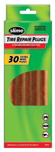 Slime 20142 Extra-Long Extra-Wide Brown Tire Repair Strings, 8" (Pack