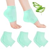 Lot de 3 Paires De Chaussettes Hydratantes Pour Talons, Chaussettes Réutilisables Pour la ...