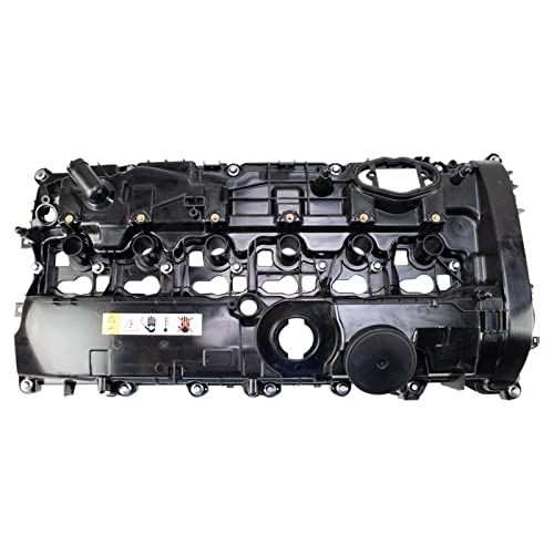 Image of TRQ Engine Valve Cover Assembly for BMW 2 3 4 5 6 7 Series 3.0L Turbo