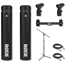 Matched pair of small-diaphragm cardioid condenser microphones 1/2-inch capsules with a frequency response of 20Hz–20kHz Low self-noise and high immunity to RF interference Includes 2 WS5 windshields and 2 RM5 stand mounts Powered by +48V phantom pow...