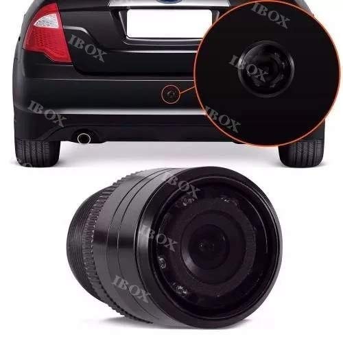 Kit Espelho Retrovisor Com Tela E Câmera De Ré Com 10 Led