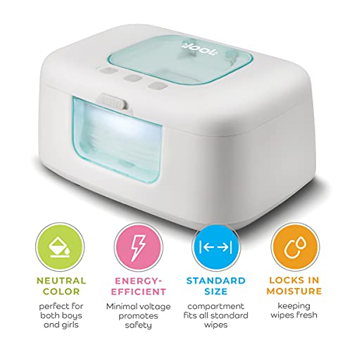 Tinybums Baby Wipe Warmer & Dispenser With Led Changing Light & On/Off Switch - Jool Baby #TOP5