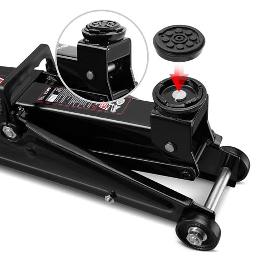 Deuba® hydraulischer Wagenheber 3 Tonnen Hubhöhe 135-400mm inkl. Gummiauflage Tragegriff KFZ Auto...